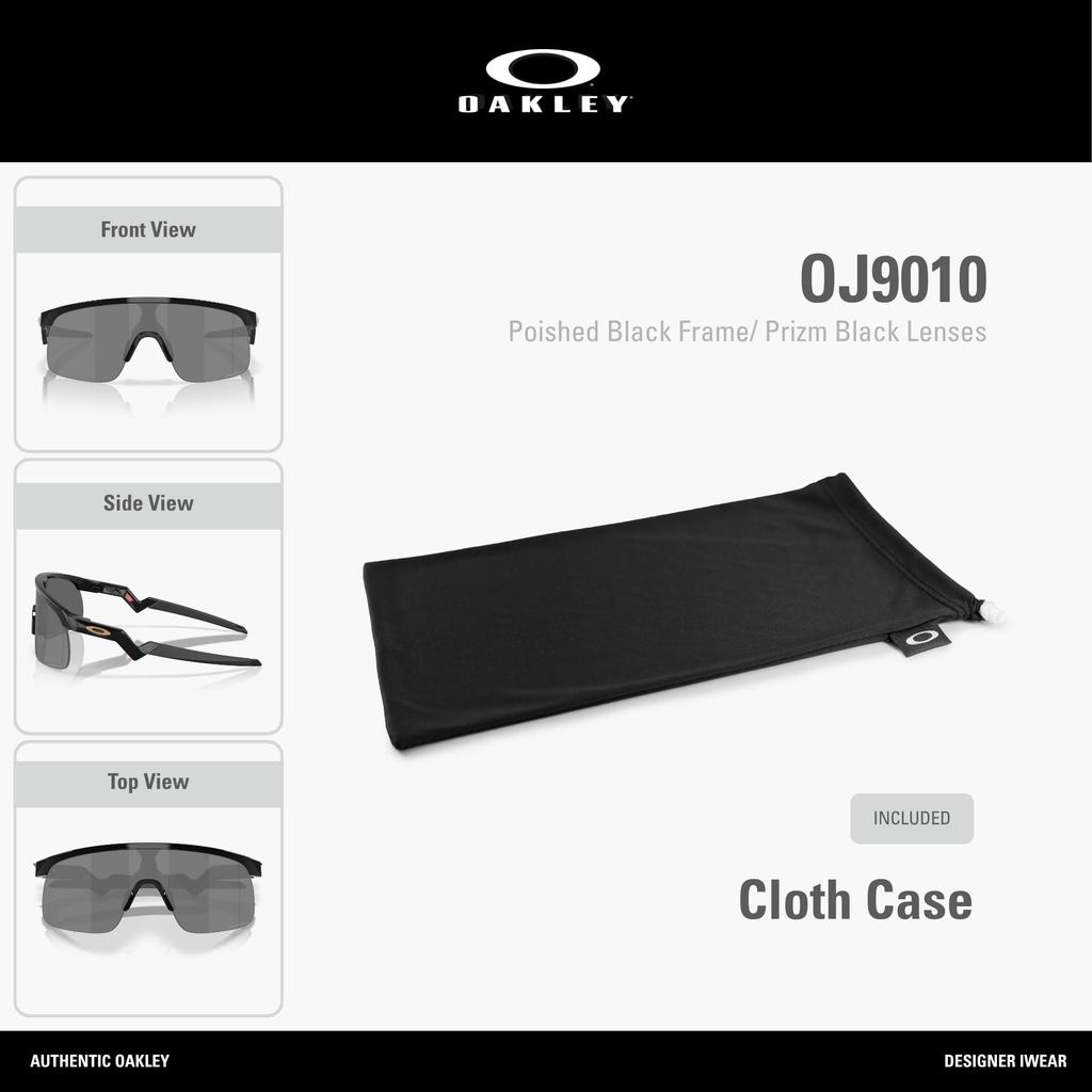 Oakley Sunglasses RESISTOR BLACK PRIZM BLACK YOUTH SUN 0OJ9010 90102923 Polarized [Oakley]