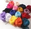 Chiffon Scarves Spring Summer Silk Scarf Fashion Women Solid Color Long Soft Wrap Bandana Muslim Shawl Beach Sunscreen Hijab