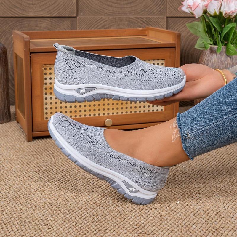 Women's Casual Shoes, Flat Outdoor Lightweight Walking Women's Shoes, Comfortable and Breathable Mesh Shoes
