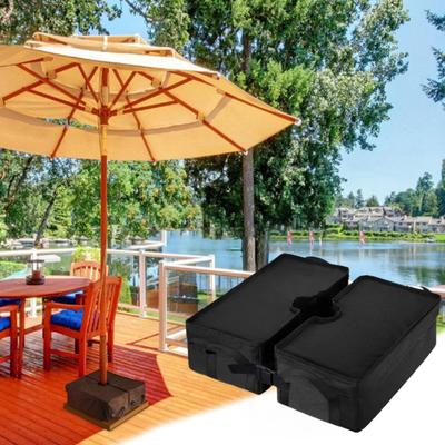 Yousheng 1/2 Stück Schirmständergewicht Oxford-Gewebe Wasserdicht Schwerlast Rund Quadratisch Rechteck Sandsack Outdoor Freischwebender Kurbelschirm Terrasse