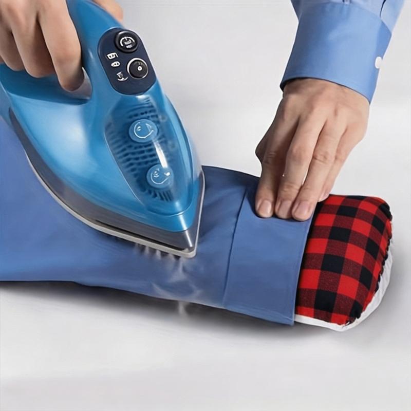 2 Piece Pressing Cushion Set for Sewing and Clothing Finishing, Sleeve Roll Pair for Sleeve, Neckline, and Pant Leg Ironing Work Use