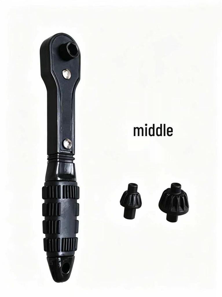 Dual Function Ratchet Drill Chuck Key and Wrench