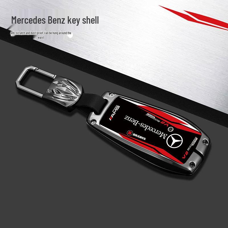 Compatible Mercedes Key Case for E300L, C260L, A200L, GLC, GLA200, GLE35