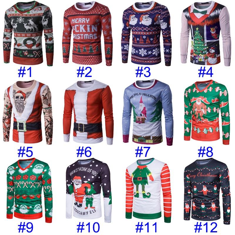 Women Men Ugly Christmas Sweater Xmas Jumper T Shirt Pullover Hoodies Stylish Festive Top