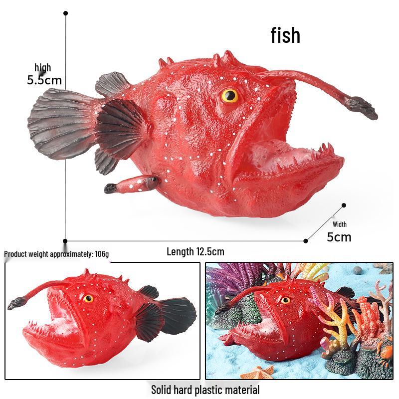Marine Life Toy Set: Squid, Octopus & Jellyfish Figurines for Kids