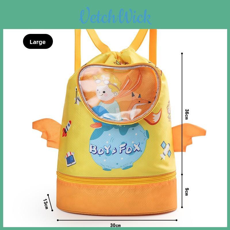 Childrens Swimming Bag With Wet Dry Separation And Shoe Compartment For Travel And Beach Fun