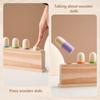 Creative Wooden Bounce Blocks: Interactive Early Education Toy for Kids