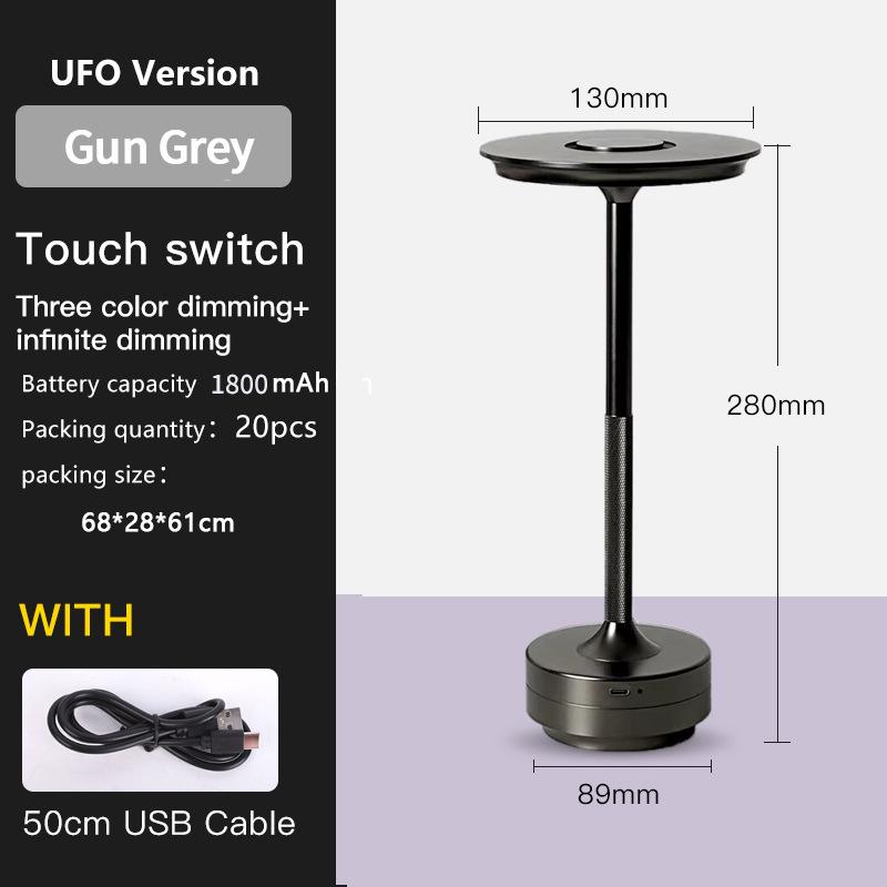 LED Charging Metal Table Lamp: High-End Atmosphere and Decorative Lighting