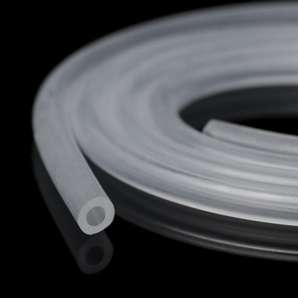 1M Safe Clear Food Grade Silicone Tube Hose Pipe Translucent Soft Rubber