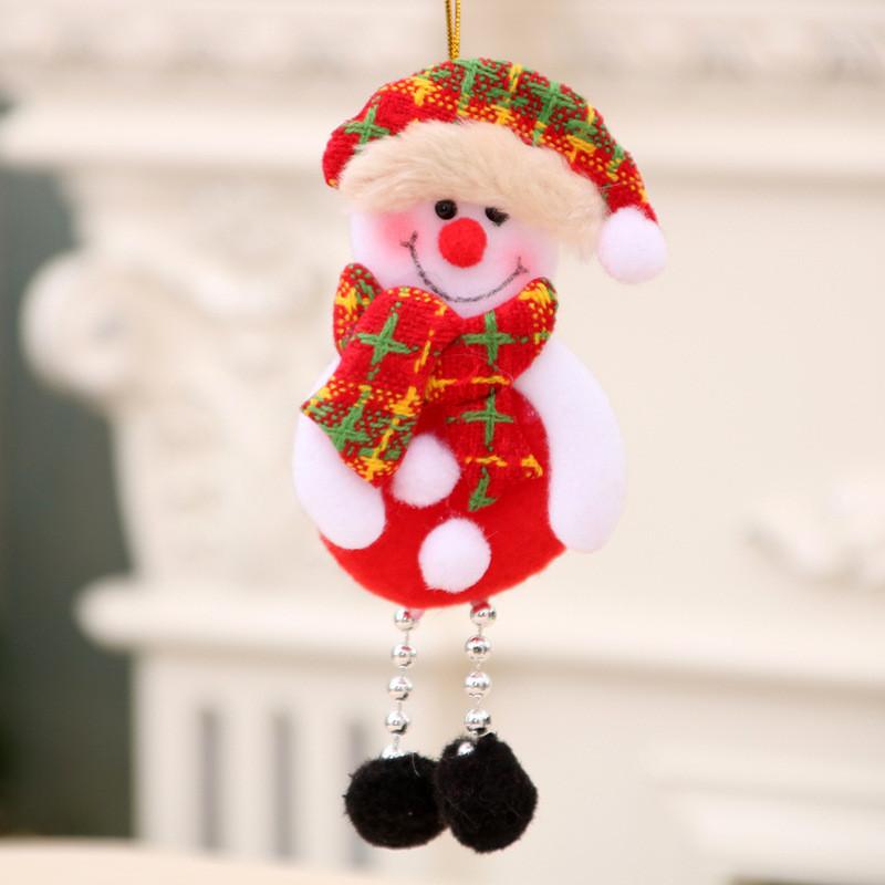 Christmas Fabric Ornaments Set - Plush Dolls, Tree Hangers & Gift Decor
