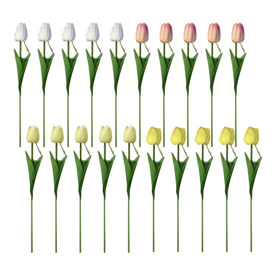 Yousheng Tulip Night Light Bouquet, Glowing Artificial Flowers with Petals, Handheld LED Lamp for Home Bedroom Decor, Valentine's Day Gift for Women