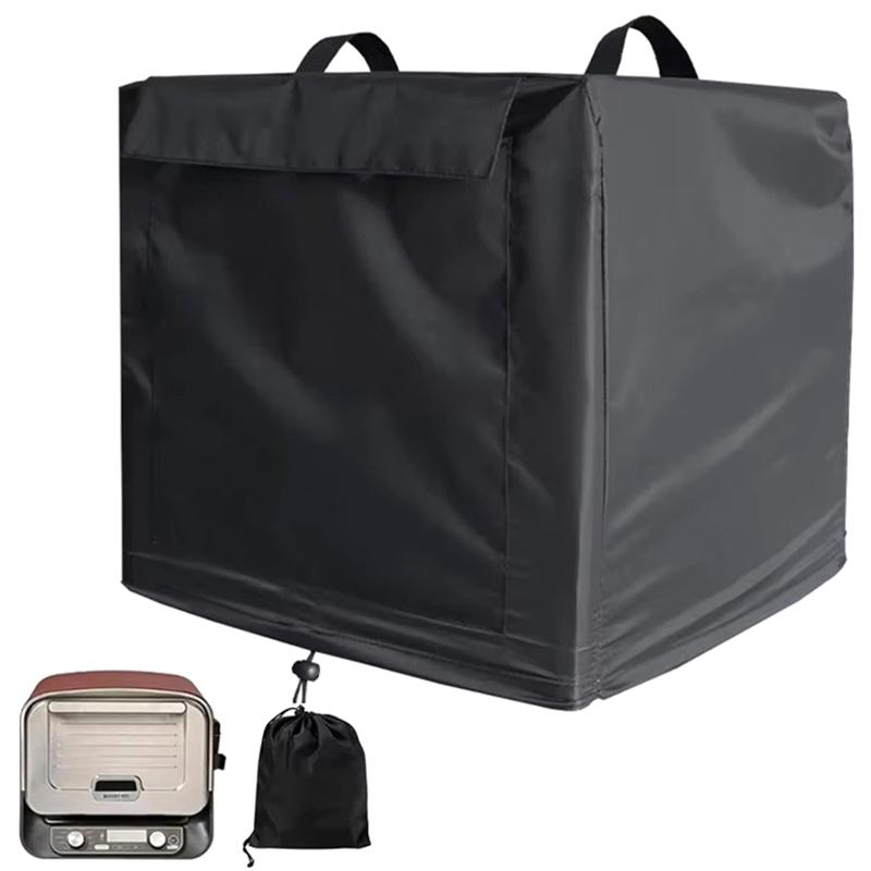 

Чехол для уличной печи для пиццы 420D Oxford Cloth Портативная квадратная печь для пиццы Водонепроницаемый пылезащитный защитный чехол Аксессуары для барбекю