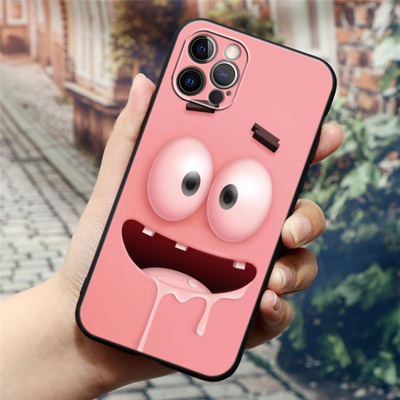 Lustige Niedliche Gesicht Farbe Comics Handyhülle Für Apple iPhone 14 13 12 11 Pro Max 8 7 SE 2020 2022 XR XS Mini Plus Hülle Funda Coque
