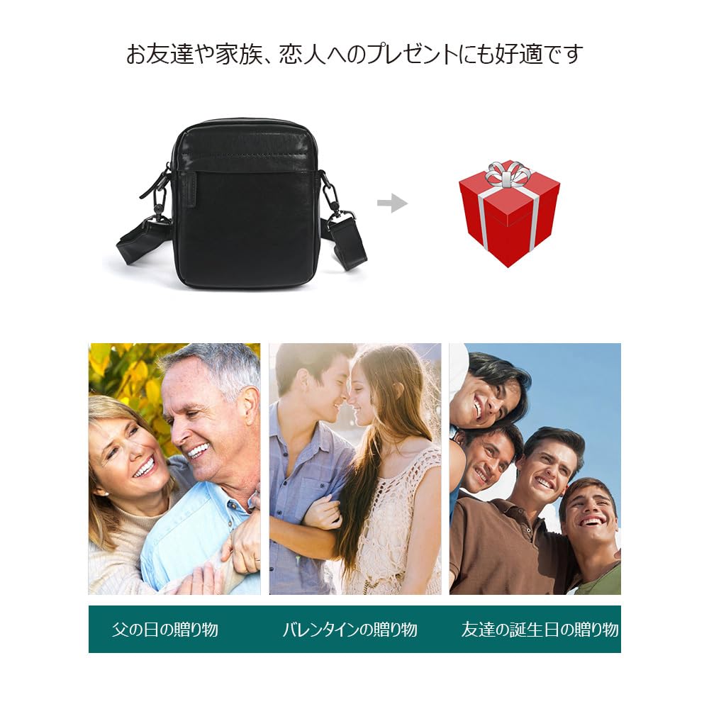 Whatna Antique-Style Tanned Natural Cowhide Leather Body Bag, Men's One-Shoulder Chest Bag, Thick Leather Shoulder Bag for Commuting, School, and