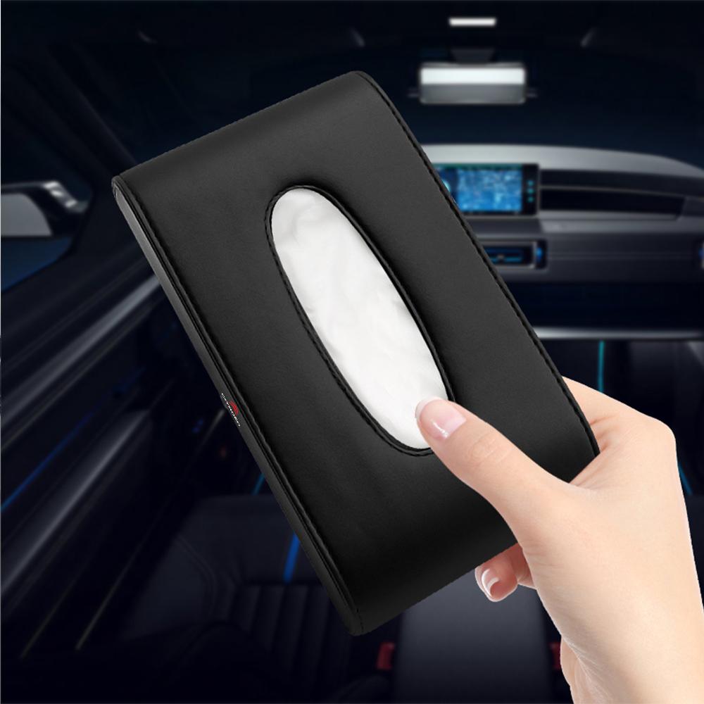 PU Leather Car Tissue Box Magnetic Absorption Box Accessories For Citroen C1 C2 C3 Grand C4 Picasso C4L VTS C-ELYSEE C3-XR DS