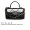 Chanel Shiny Calfskin, Gold Metal Box Shaped Bag, Shoulder Bag, Crossbody Bag, Handbag Mini Women's Black AS4469-B14434-94305