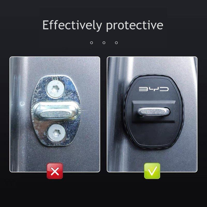 For BYD Song Pro Sealion 5 DMi 2026 2025 2024 Car Door Lock Protective Silione Cover Accessories