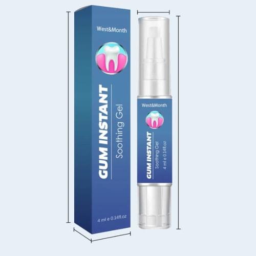 Gum Care Gel, Gum Therapy Gel for Recessed Gums, Teeth Whitening Essence Pen, 16g/4ml, Natural Ingredients, Non-Abrasive, for Interdental Brushing, Pr