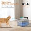 New Stainless Steel Pet Water Fountain with Infrared Sensor & Battery Model for Cats