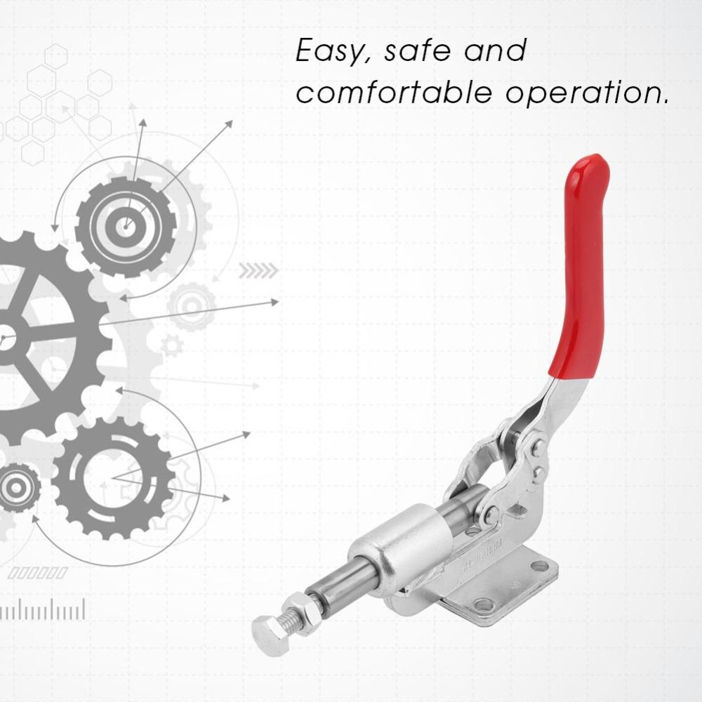 Iron Galvanized Push Pull Latch Clamp Quick Fixed Action Holding Latch Clamp For Woodworking