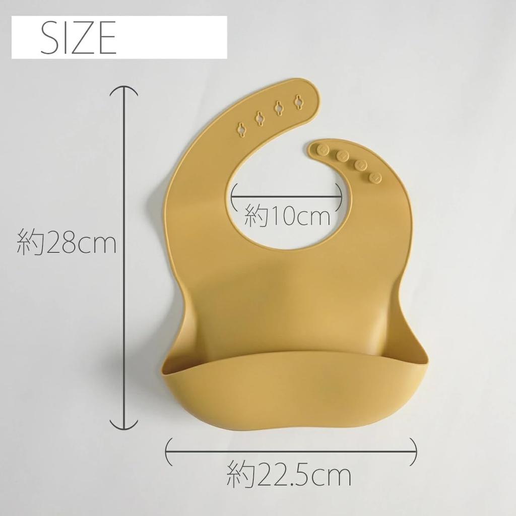 Waterproof Silicone Bib Meal Apron for Babies and Perfect for Dishwasher Cute and Muted Color [WREATH] [Tested] Kids, Weaning, Safe, Stylish, (Green)