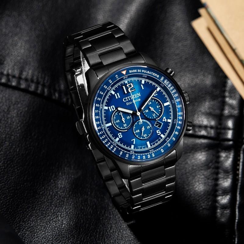 Citizen Ecology Drive Collection FF Light Powered Quartz Movement Stainless Steel Strap Watch CA4505-80L