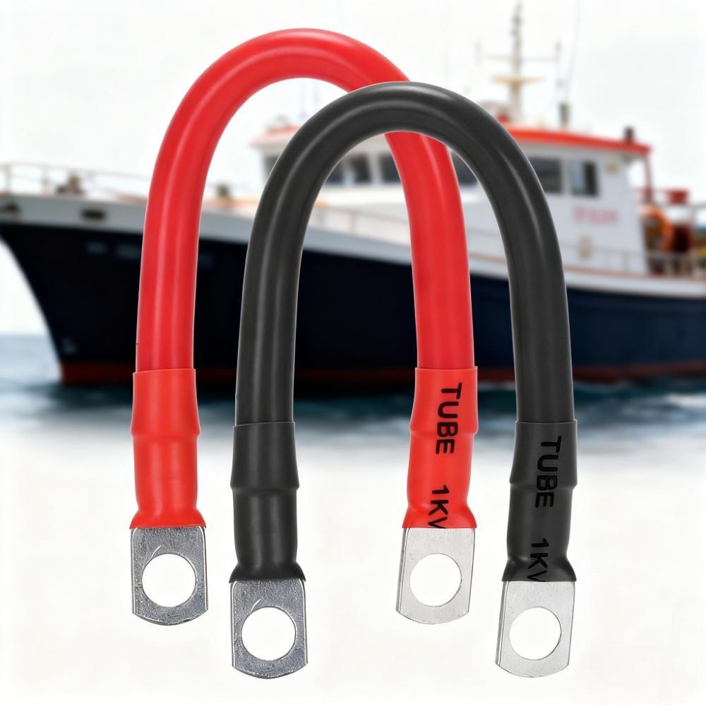 

2AWG New Energy Vehicle Battery Connection Cable Battery Extension Cord Power Inverter Cable Solar Accessories for Cars, Solar