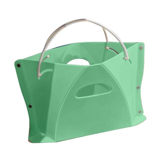 Folding Stool Ergonomic Design Portable Seat Travel Stool for Knee Relief Handle Holes Travel Camping Fishing