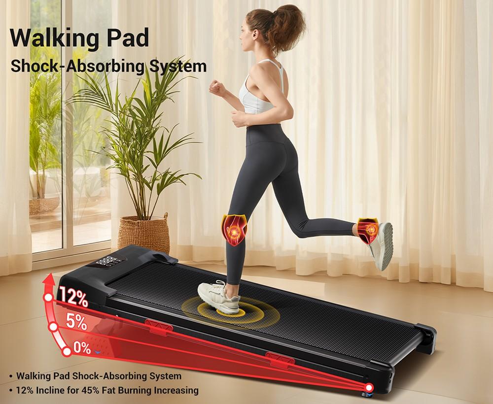 ROBORE U18     Foldable Treadmill with 12% Incline