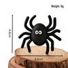 Halloween Miniature Decor: Pumpkin, Ghost & Spider Set