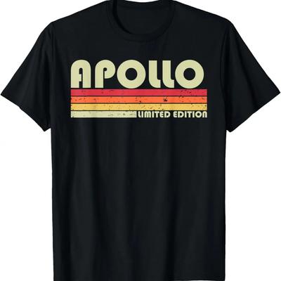 APOLLO Gift Name Personalized Funny Retro Vintage Birthday T-Shirt