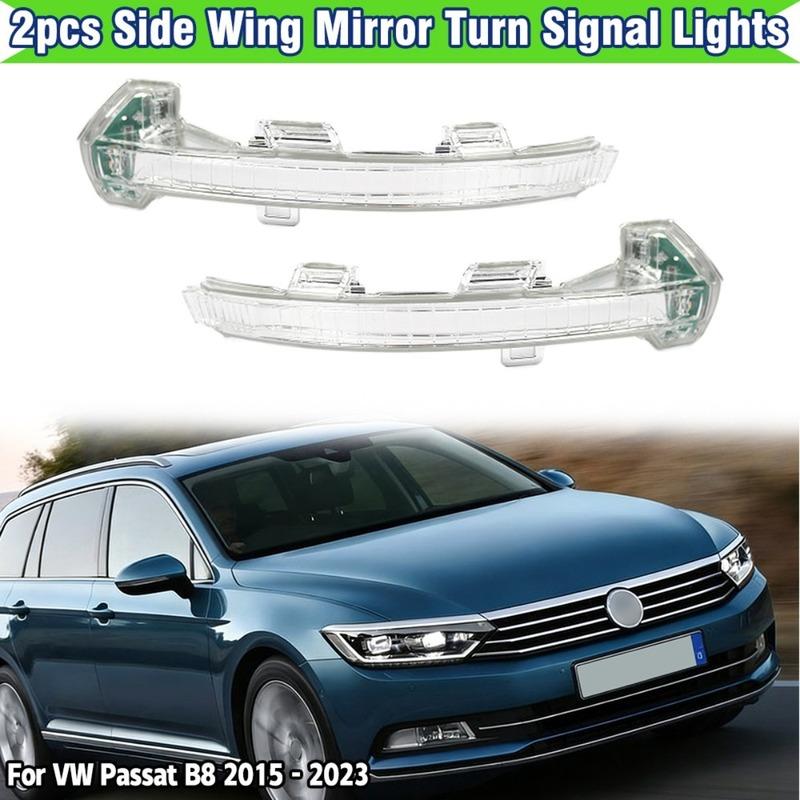 1PCS Right & Left  Original Rearview Mirror LED Turn Signal Light Lamp  For VW Passat B8 2015- 3G0949101 3G0949102