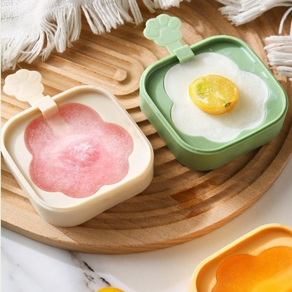 New Silicone Silicone Ice Mould Cat Paw DIY Popsicle Mold Homemade Cheese Stick Maker Summer