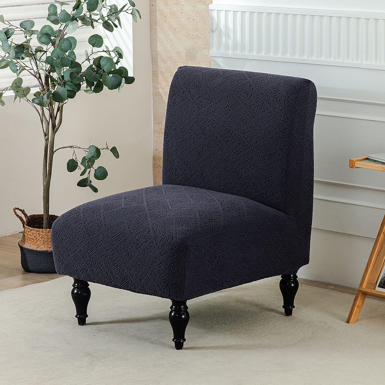 

Amazon Home Эластичный чехол на стул Чехол на толстый табурет Чехол на одноместный диван без подлокотников Чехол на стул для отеля Чехол на стул Fat Chair Cover