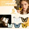 5pcs Color Simulated Butterfly Magnetic Bookmark Set