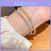 Geometric Zircon Round Bracelet For Women With Cubic Zirconia Elegant Jewelry For Office Gifts