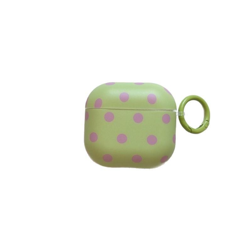 Japanese and Korean Color-blocking Polka Dot Minimalist Design Suitable for Apple AirPods 1st Gen Protective Case Pro1 Bluetooth Earphone Case Pro