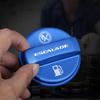 Aluminum Alloy Fuel Tank Cap Cover Decorative Shell For Cadillac ESCCALADE Logo Exterior Car Styling Modification Accessories
