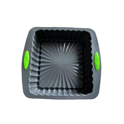 Food Grade Silicone Cake Pan Heat Resistant Flexible Design Easy Cleaning Nonstick Bakewares Baking Mould