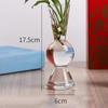 Glass Flower Vase Holder Flowerpot Ornaments Planters for Living Room Home Bedroom Decoration
