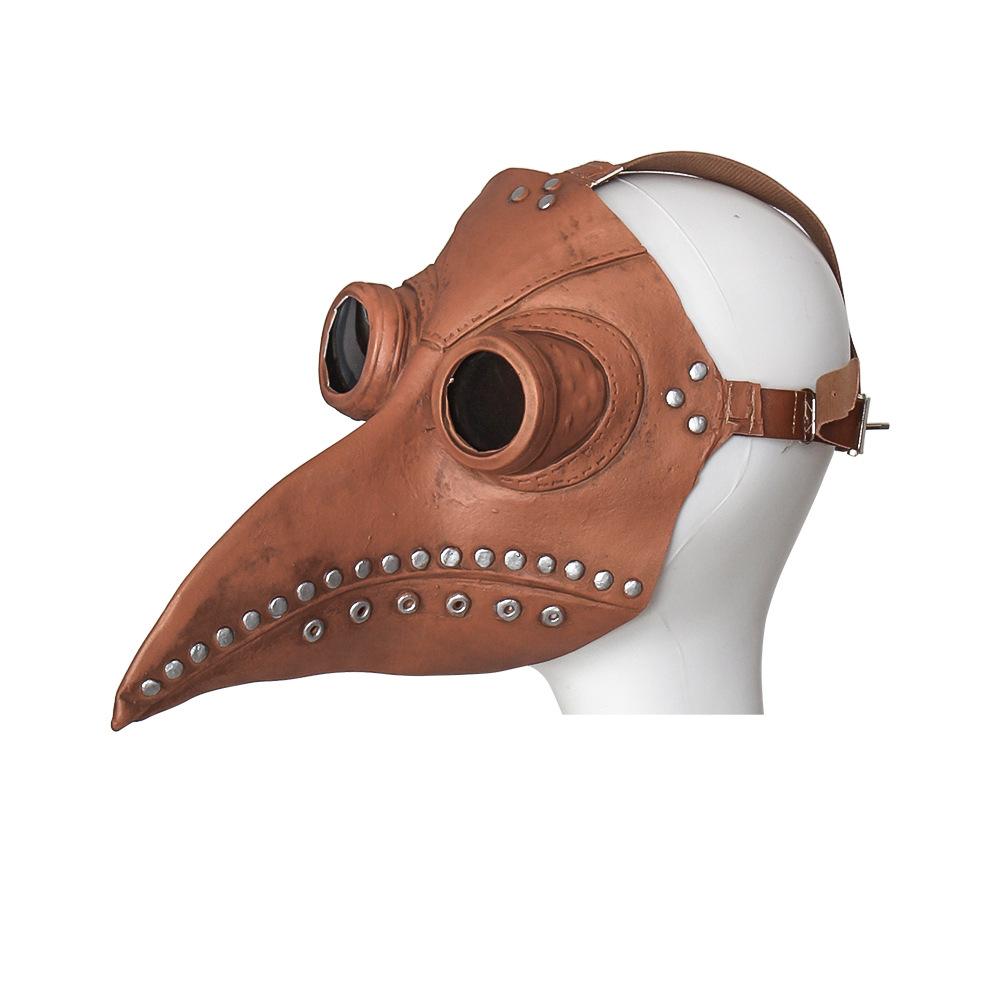 Plague Doctor Uniform Dark Bird Men's Dungeon Woodpecker Beak Movie Character Halloween Costume