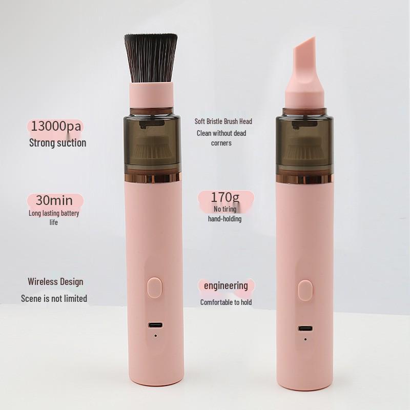 Portable Wireless Desktop Vacuum Cleaner - Powerful Handheld, Long-Lasting, Fully Automatic Mini Vacuum for Vanity Surfaces