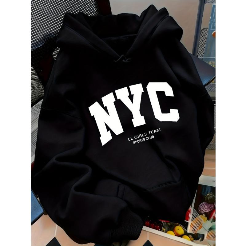 Women'S Light Pattern Hooded Sweatshirt Oversized Comfortable Fabric Fashion Casual