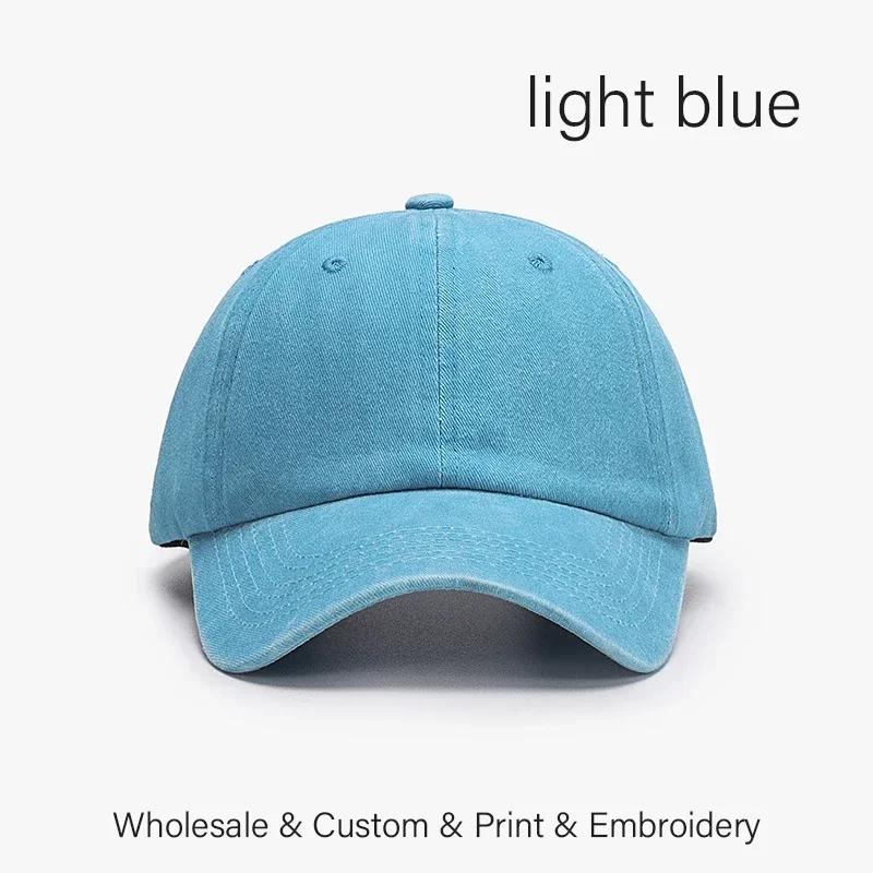 Casquette de baseball rétro SLECKTON avec logo brodé personnalisé pour hommes et femmes, design DIY, lettre, impression graphique personnalisée, vente en gros