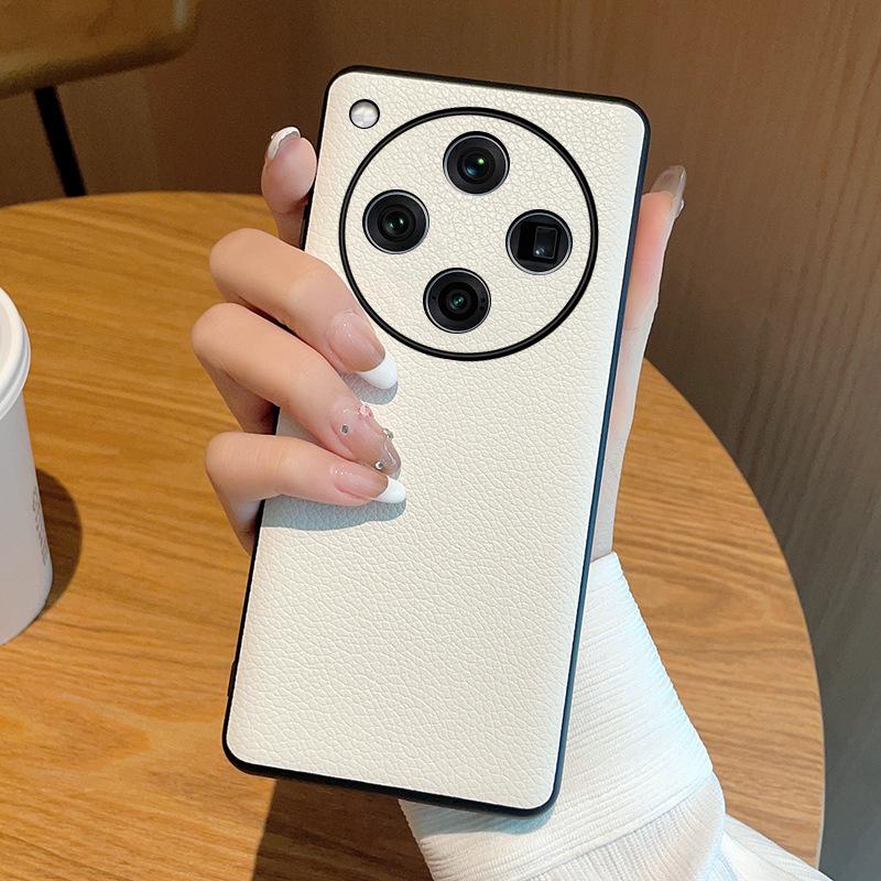 Suitable for OPPOFindx8 mobile phone case, the new oppofindx8pro plain leather, lychee pattern findx8 genuine leather.