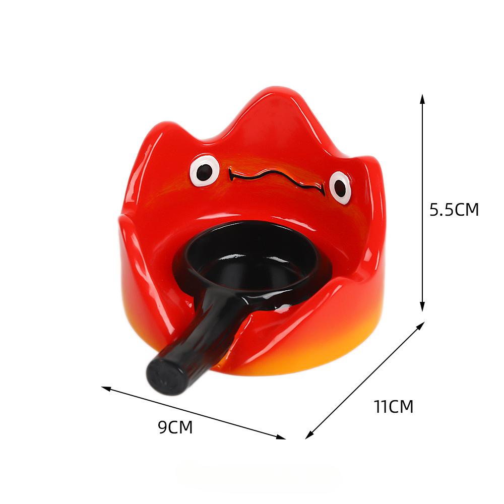 

Творческий и веселый подсвечник Мультяшное пламя Смоляные поделки Атмосфера рабочего стола Маленькие украшения Домашние подарки на день рождения Милый подсвечник