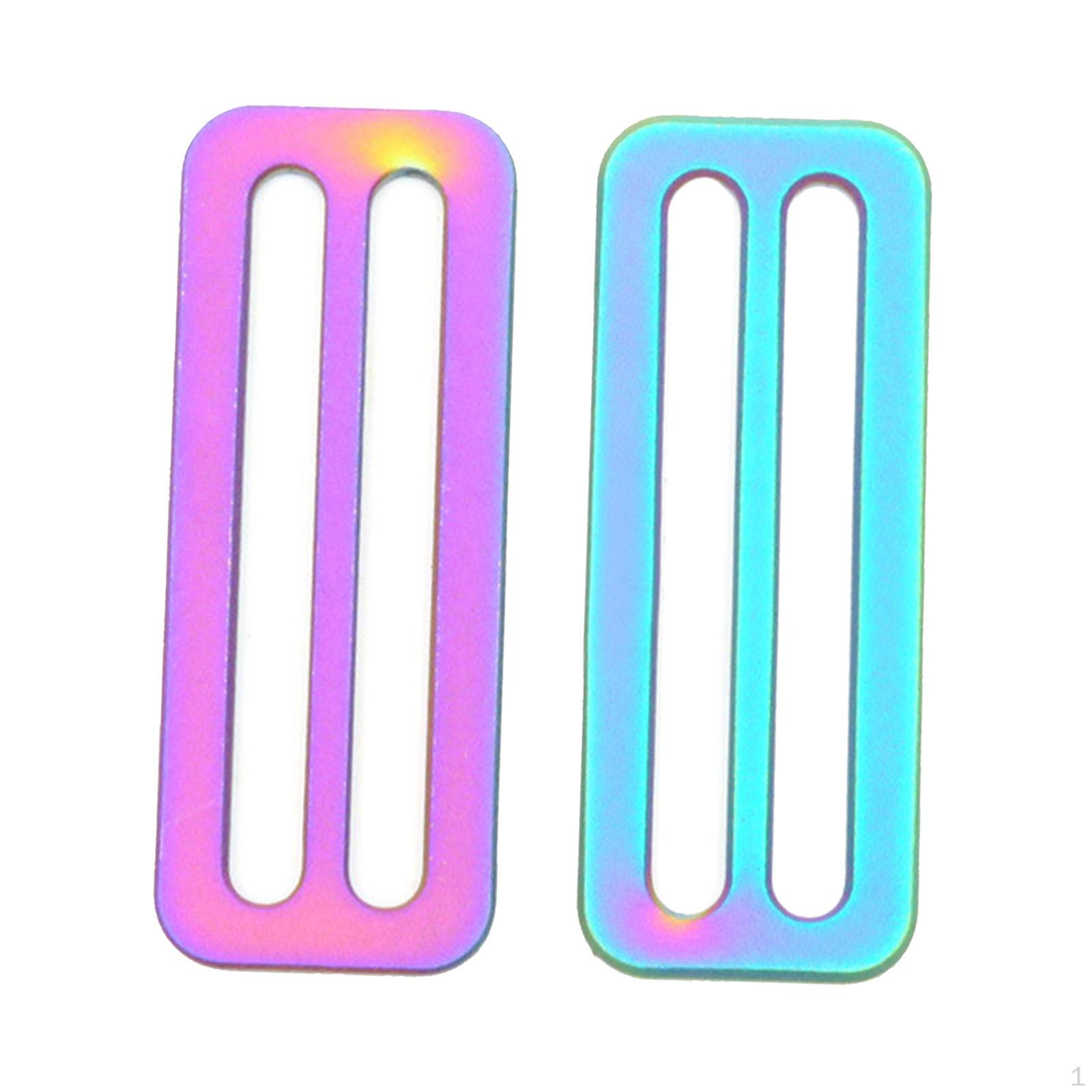 

D Keeper Stopper для подводного плавания с аквалангом Прочный фиксатор пряжки-слайдера для погружения и крепления Slide Buckle 60x22mm