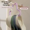 New Dopamine Hat Hook Circle Ring Non-slip Hat Storage Hook Non-marking Hat Display Racks for Cloakroom