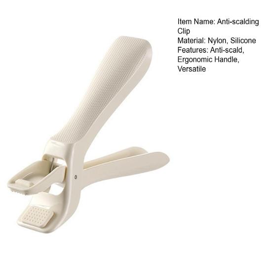 Anti-scald Clip Heat Resistant Bowl Clamp Multi-Angle Non-Slip Grip Oven Safe Ergonomic Kitchen Clip Lifter