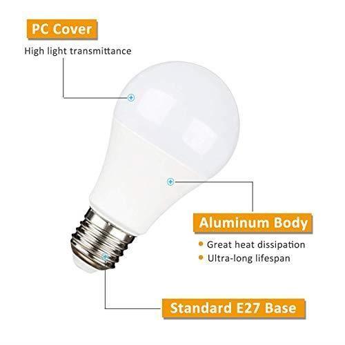 Ampoule - E27 - 12W - Blanc Chaud 3000K - 270°